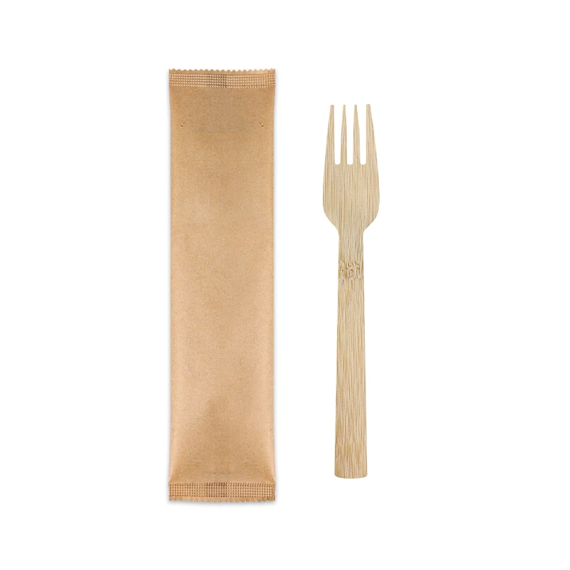 Kraft paper independent packaging bamboo fork（5）