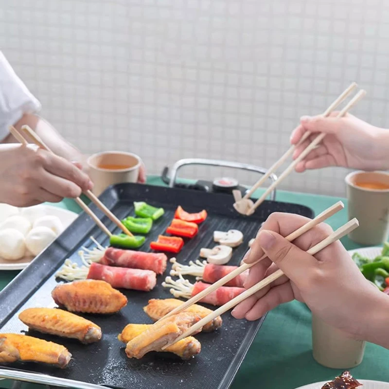 Disposable bamboo chopsticks for BBQ