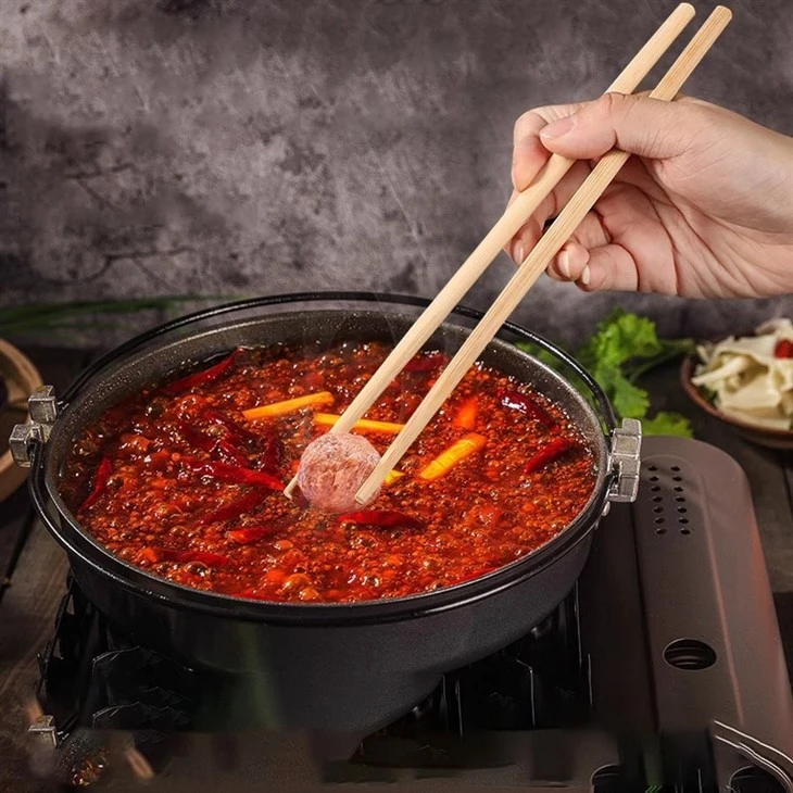 Disposable carbonized split chopsticks (2)