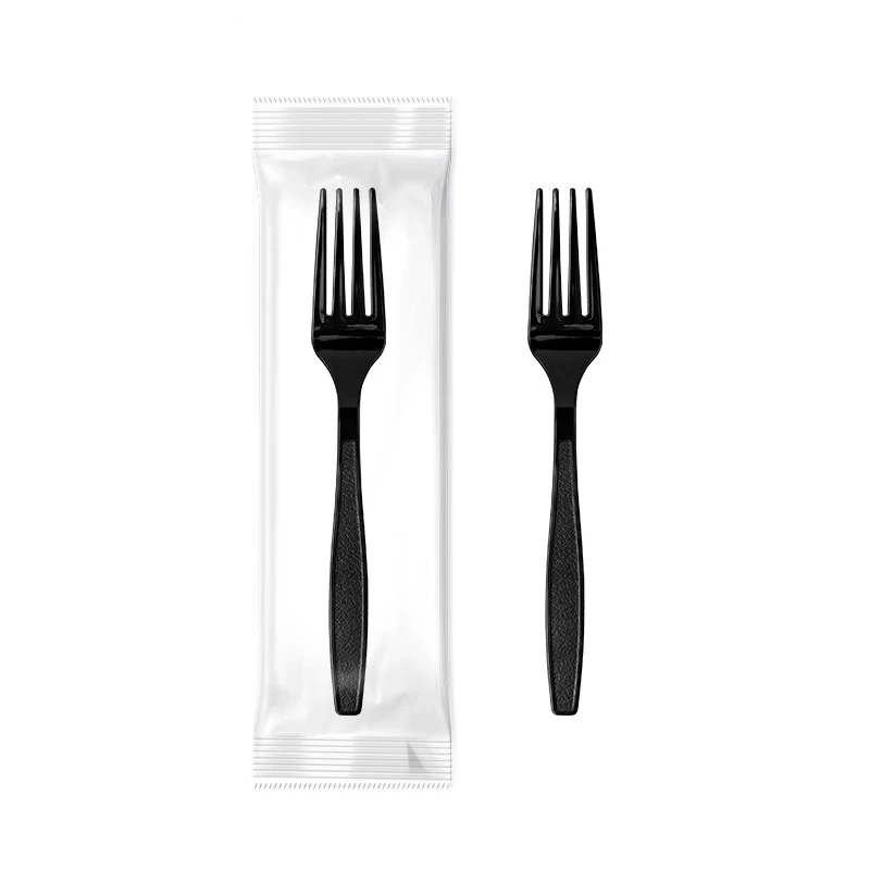 A fork wrapped in plastic(6)